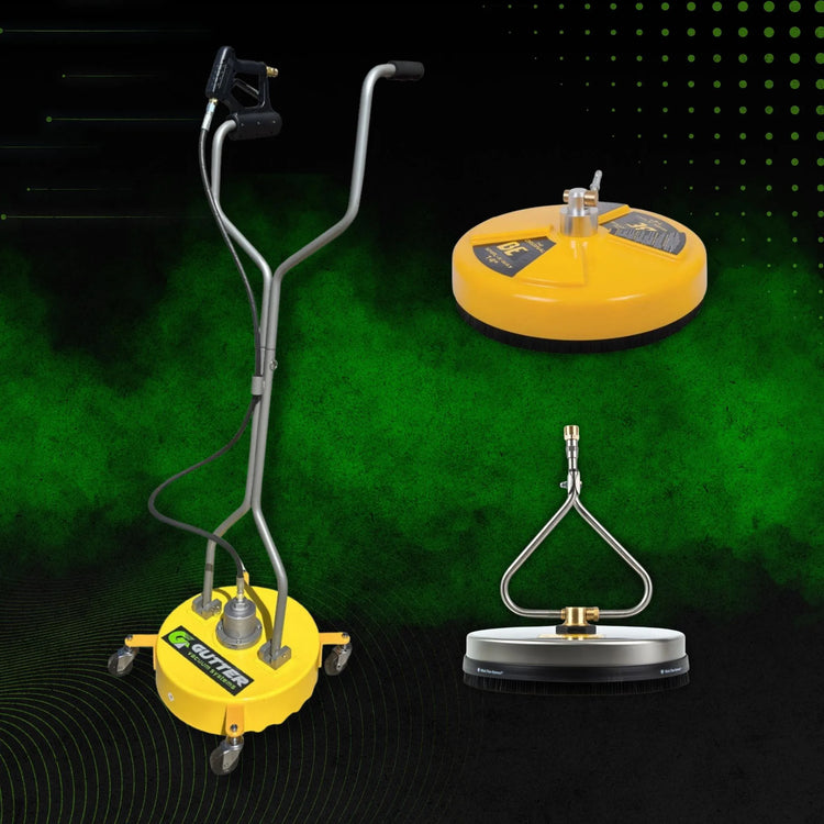 Flat Surface Cleaners for use with our pressure washing equipment range