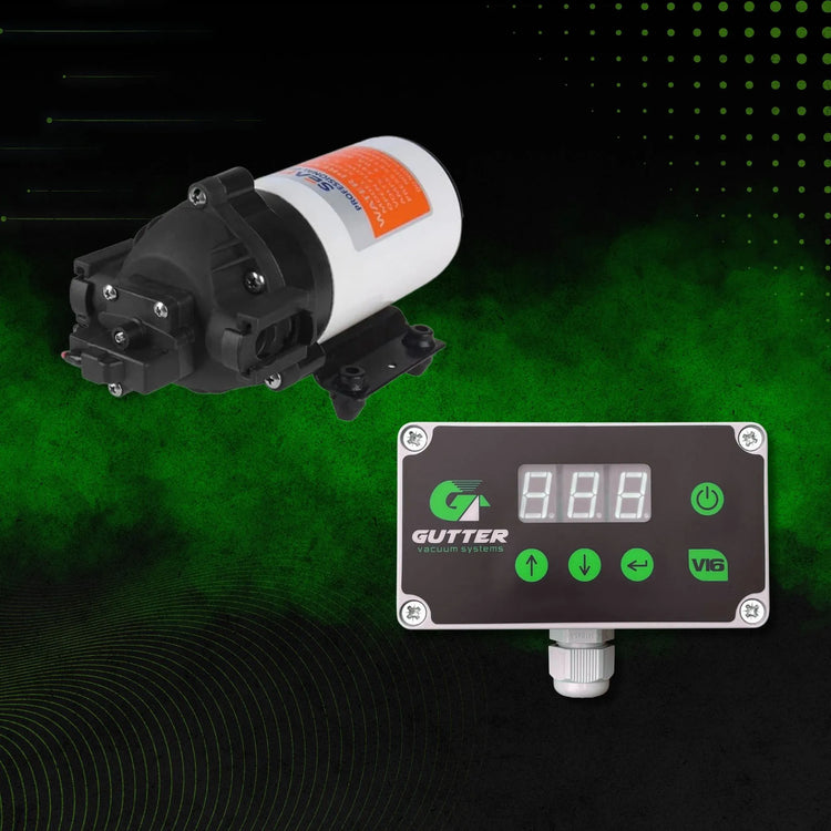 V16 Pump Controller for window cleaning pumps which is a great addition for any van-mounted or purpose built system.