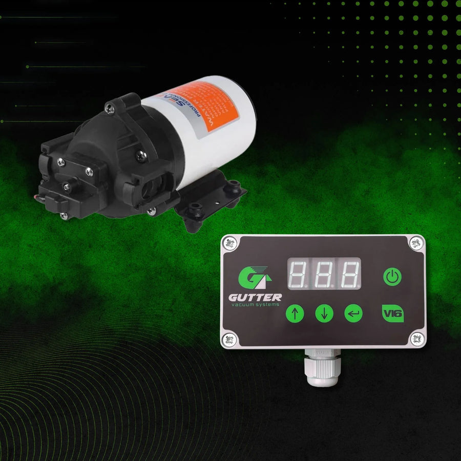 V16 Pump Controller for window cleaning pumps which is a great addition for any van-mounted or purpose built system.