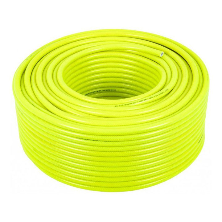 100m HI-VIS Microbore Reinforced Reel Hose for water-fed pole cleaning. Reinforced and kink-resistant. Available in 6mm or 8mm sizes