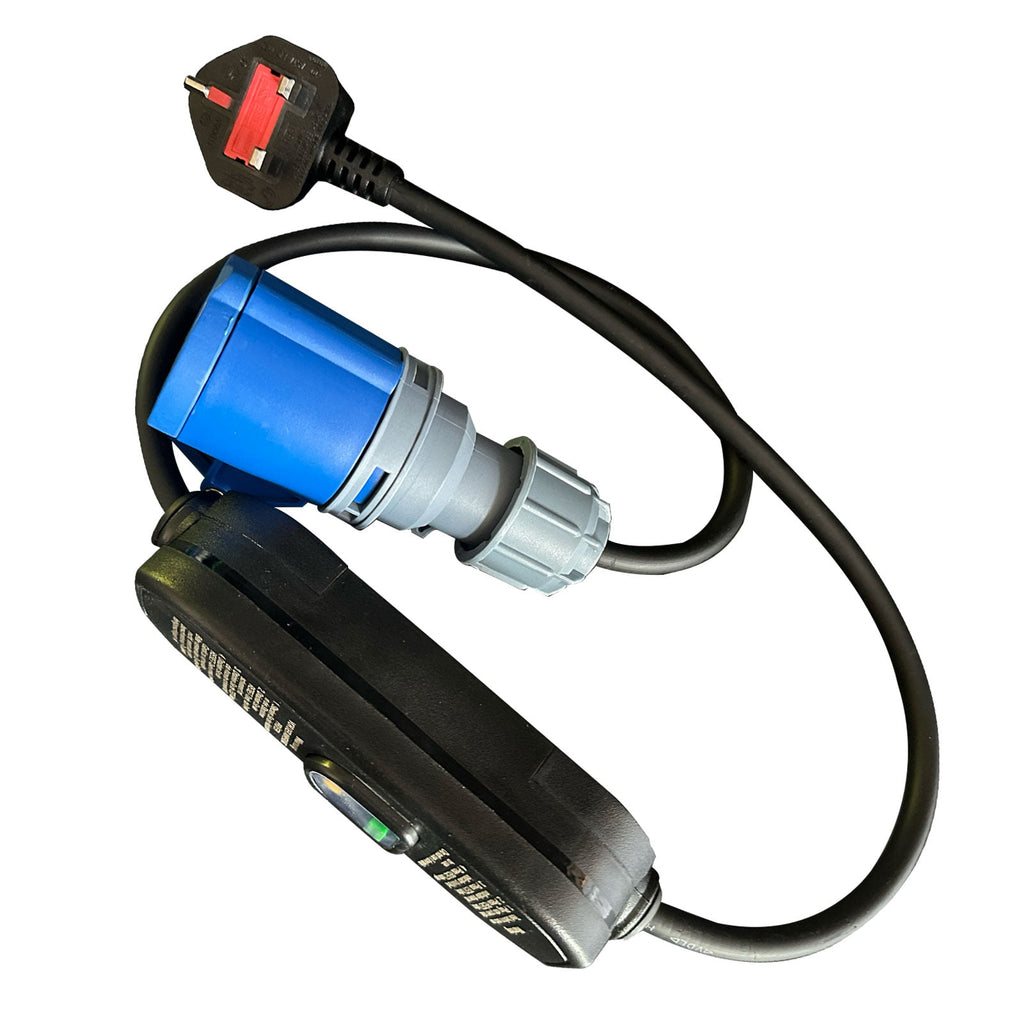 Ensure the safe operation of your Phantom Gutter Vacuum or other 16A appliance with our 13A to 16A 240V RCD adapter. Integrated RCD protection.