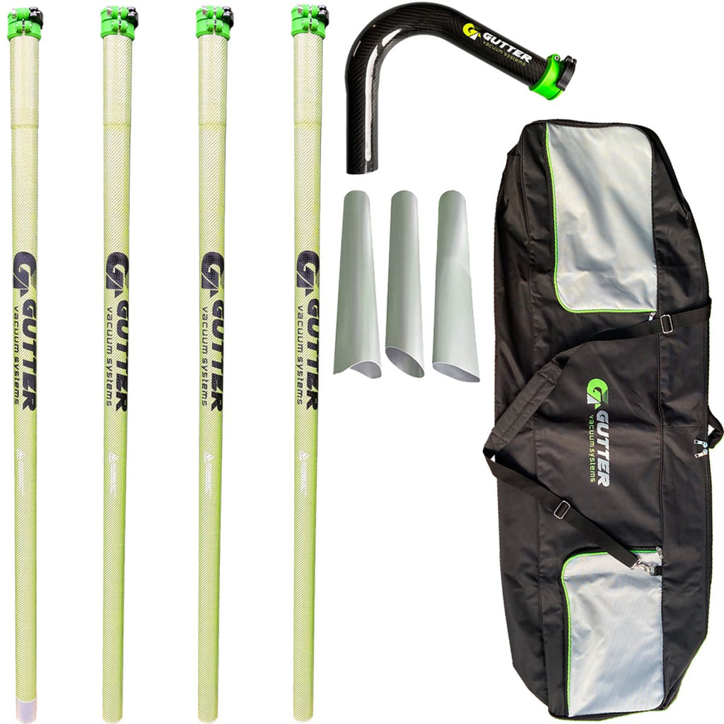 20ft Anti Conductive Clamped Carbon Pole Kit
