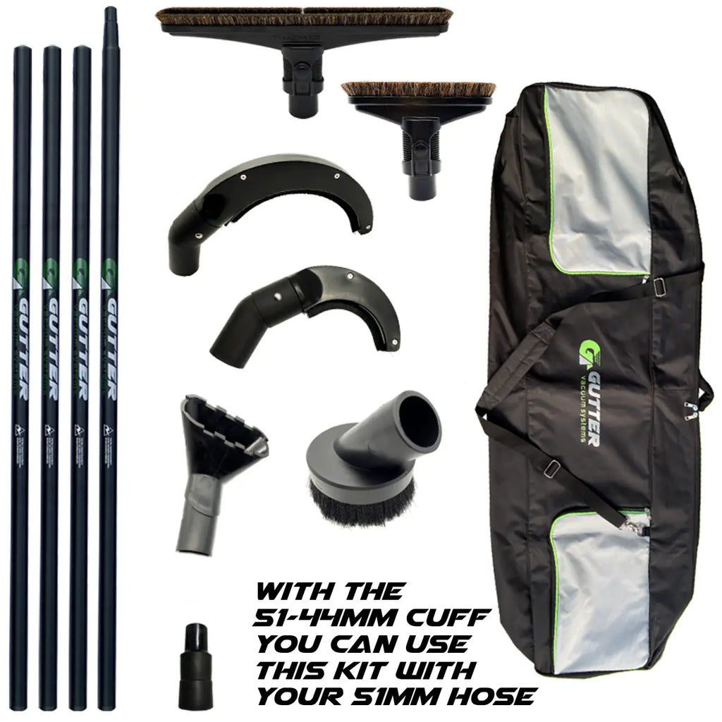 20ft Carbon Fibre Internal High Level Cleaning Kit For 72mm Cyclonic System