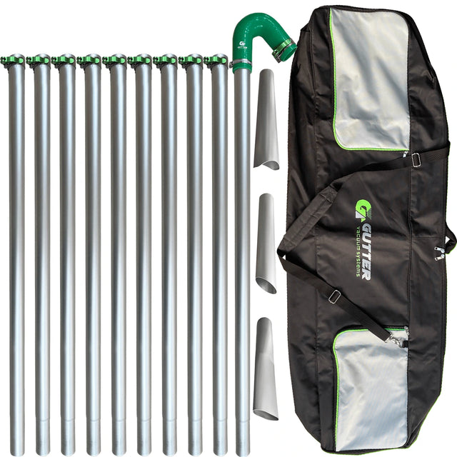 40ft Aerospace Aluminium 51mm Gutter Vacuum Pole Kit