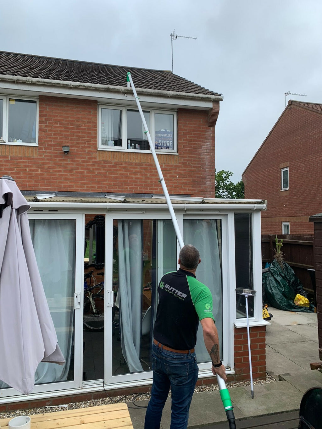 Gutter Vacuum Pole Jubilee Clamp for Silicon Head / Reducer - 1 Pair