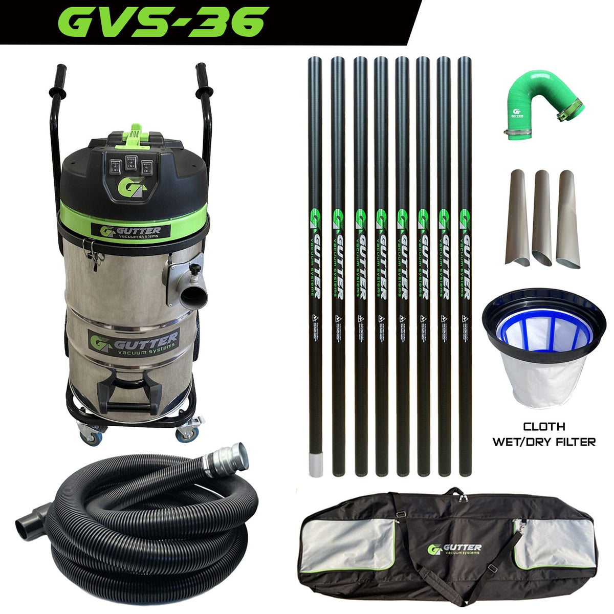 GVS-36 All Terrain Trolley 40ft Push Fit Flexi Neck