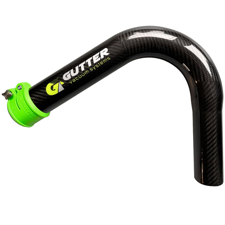 Our uniquely designed 51mm carbon fibre rigid neck features our own 65 degree angle created by our team to achieve the most effective gutter clears.