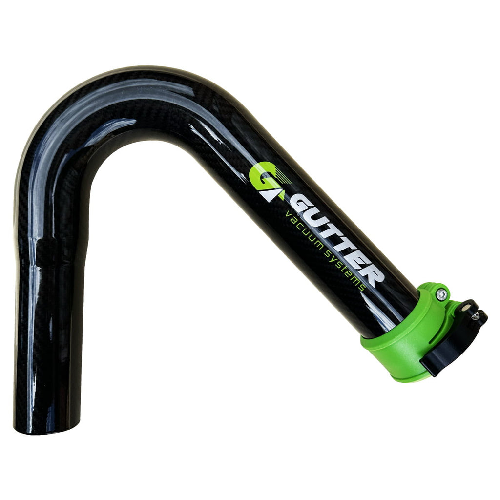 135 degree carbon fibre rigid neck for 51mm diameter nozzles and clamped carbon poles