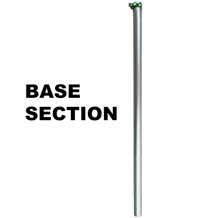 Aluminium gutter vacuum base pole. 