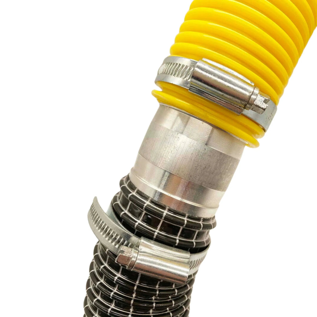 Aluminium Hose Joiner can be used to connect two gutter vacuum hoses together