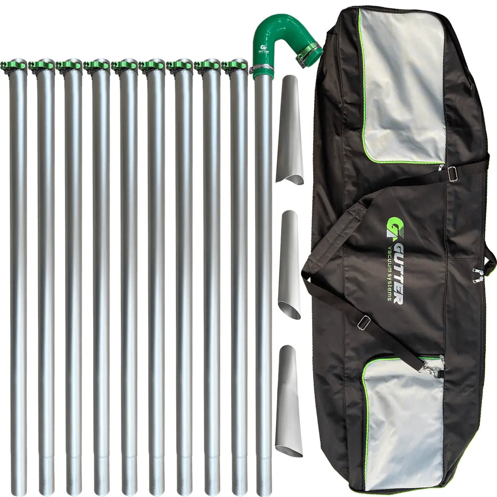 Aluminium gutter vacuum pole kit 40ft reach
