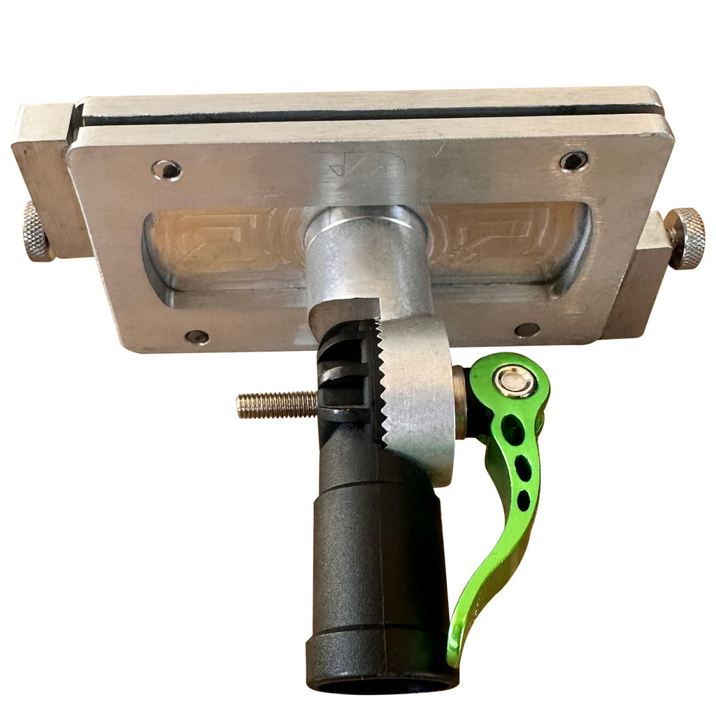 Assembled double roof scraper head