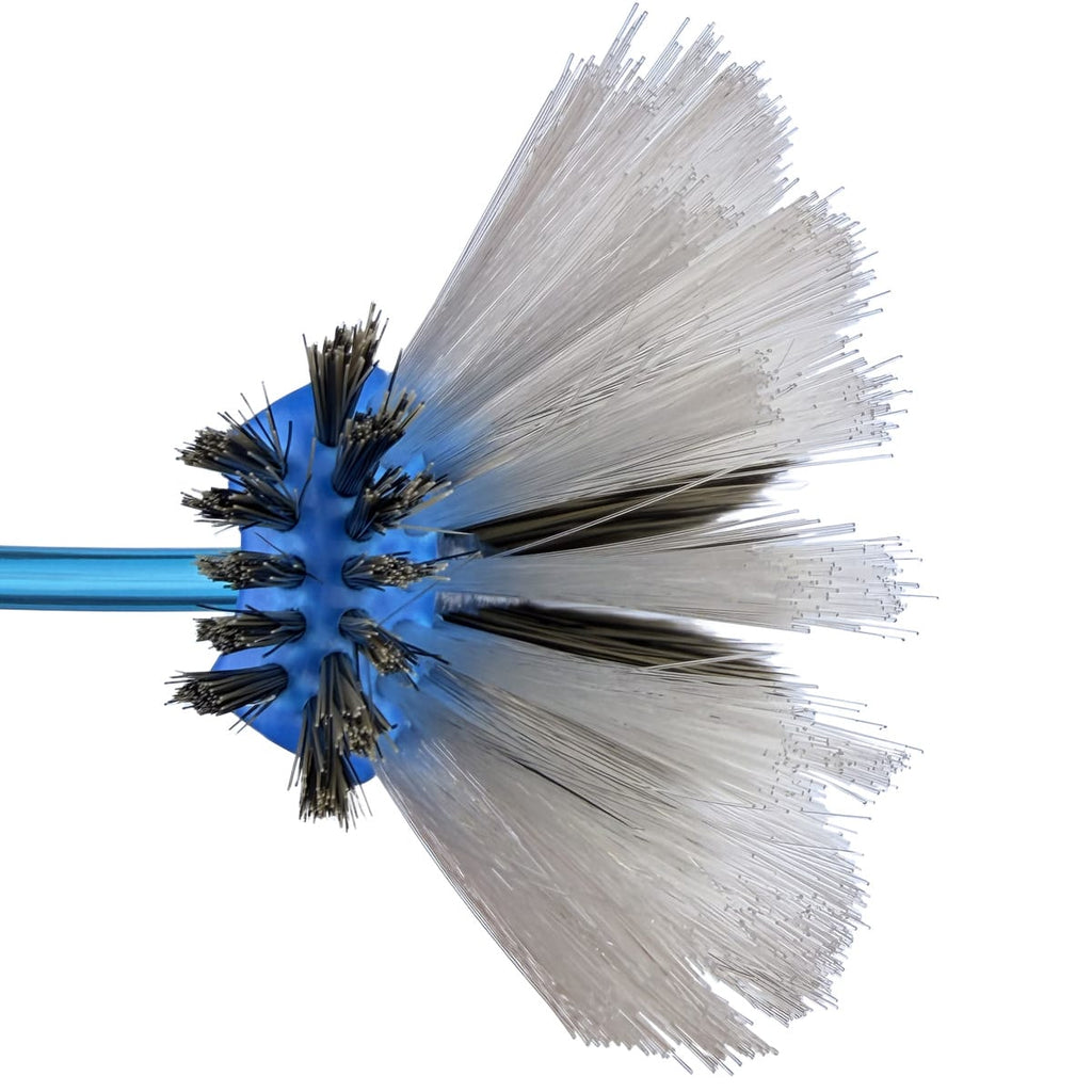 Boarhair 14″ Slim (35cm) Brushman - Side View of Bristles