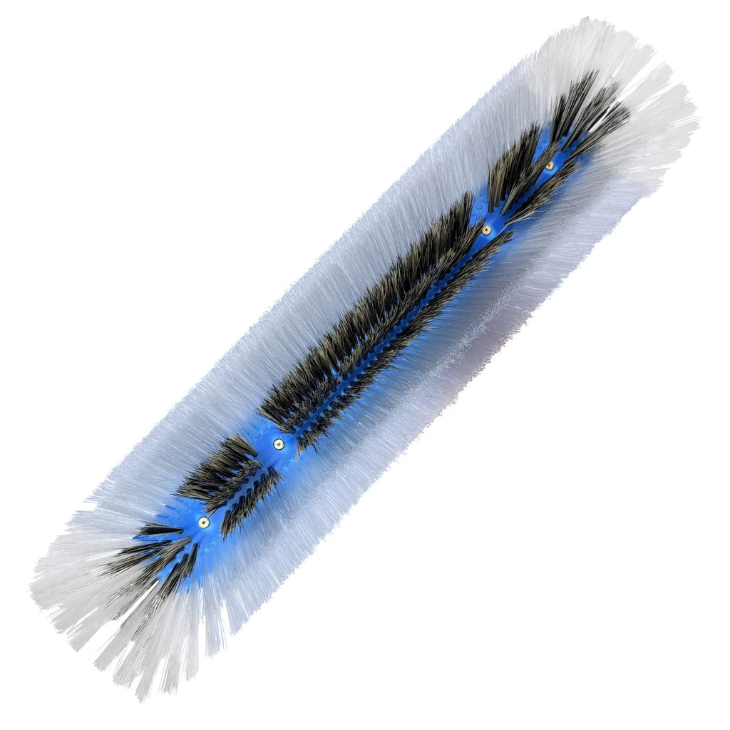 Boarhair 14″ Slim (35cm) Brushman - View of the boarhair bristles
