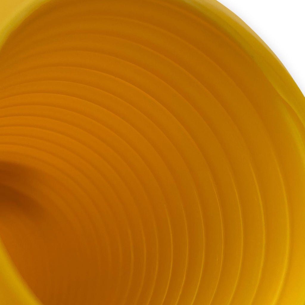 Close up of Hi-Vis Gutter Vacuum Hose.