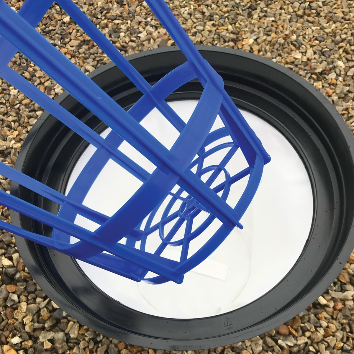 Insert into cloth filter as shown
