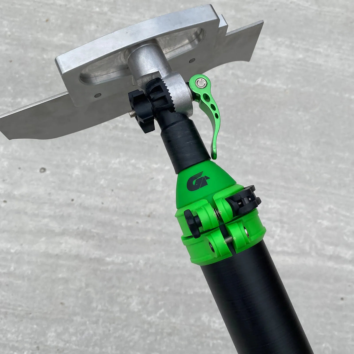 Use the GVS Combi Connector Tool with the GVS Roof Scraping Head and blade to scrape those tiles for effective moss removal.