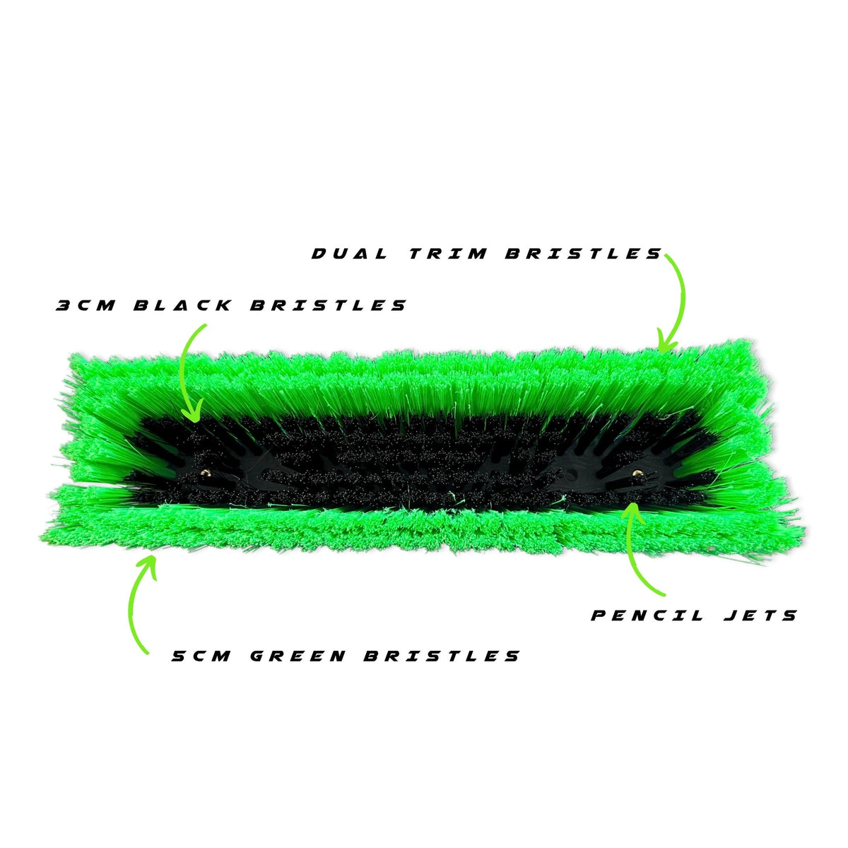 DuPont Double Trim Brush 10" (26cm) - Bristle View