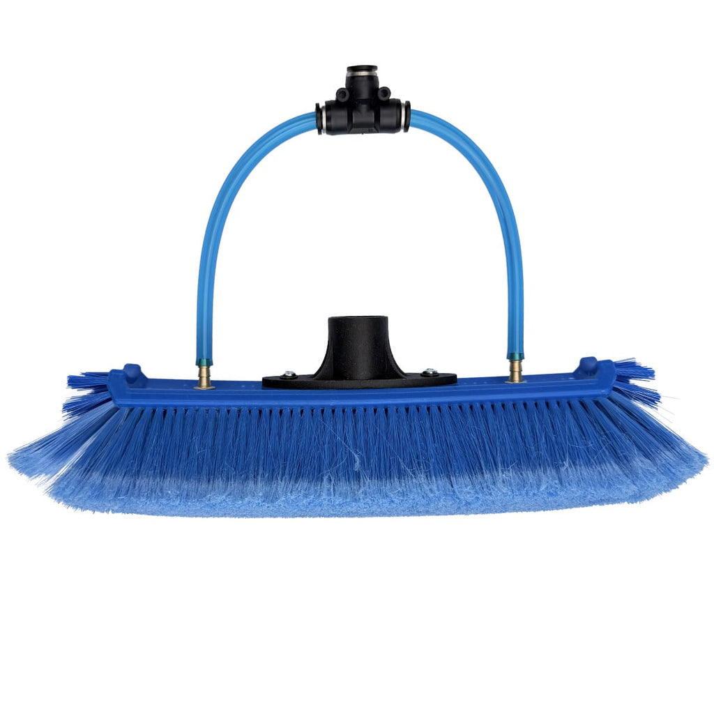 Flocked 10″ Slim Brush (26cm) Brushman with 3-way hose connector and jet hose
