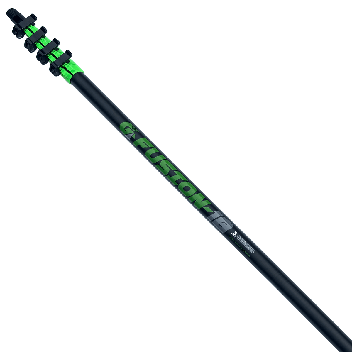 GVS Fusion 18ft Hybrid Window Cleaning Pole - with eu threaded pole tip