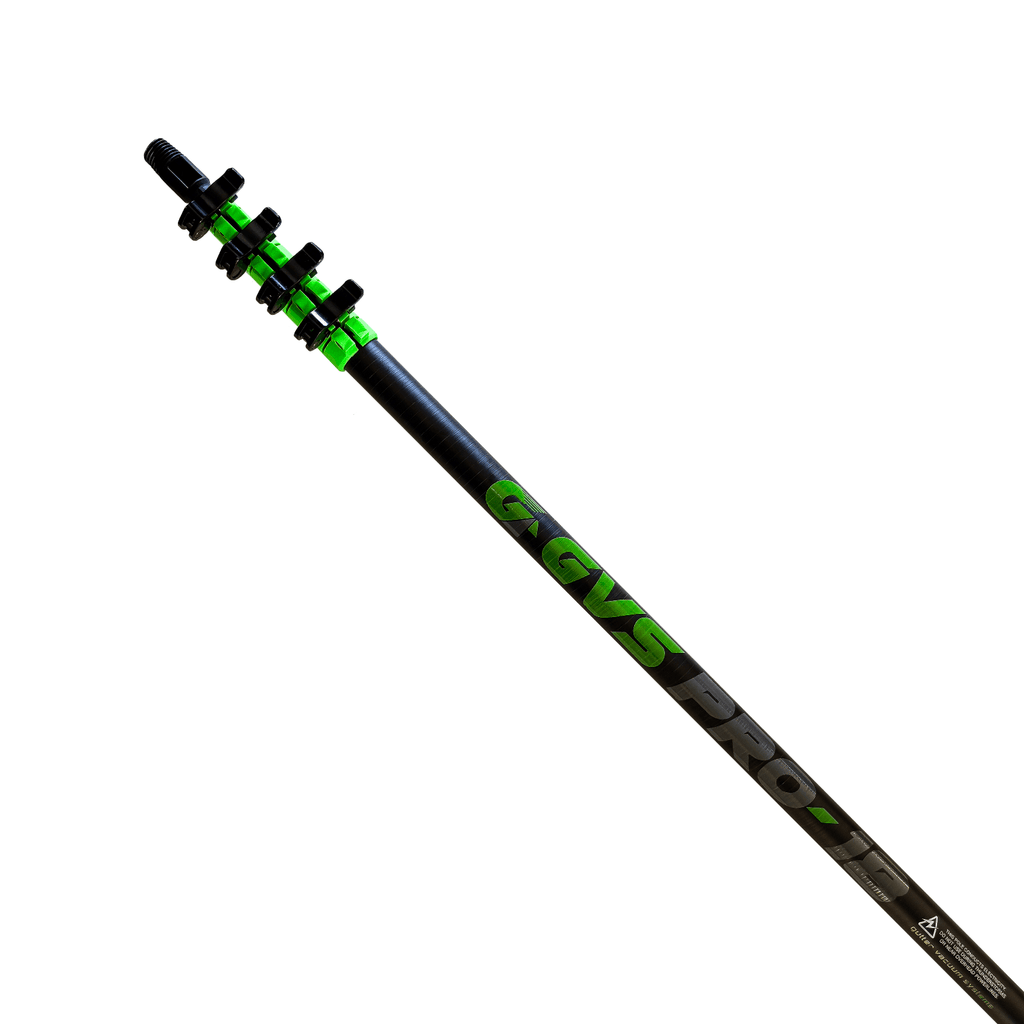 GVS Pro-18 Full Carbon Telescopic Water Fed Pole with EU Threaded Pole Tip