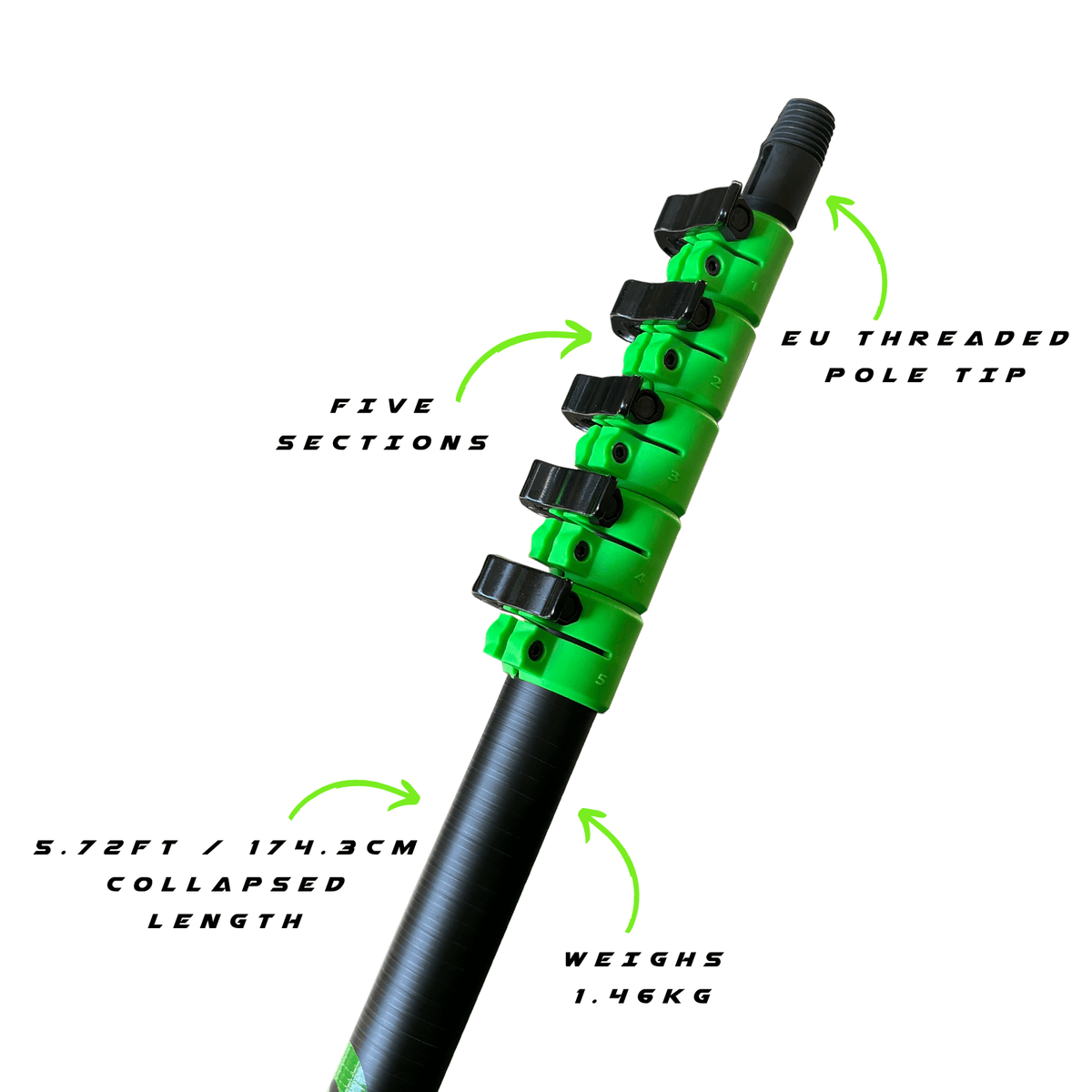 GVS Pro-25 Telescopic Pole Sections