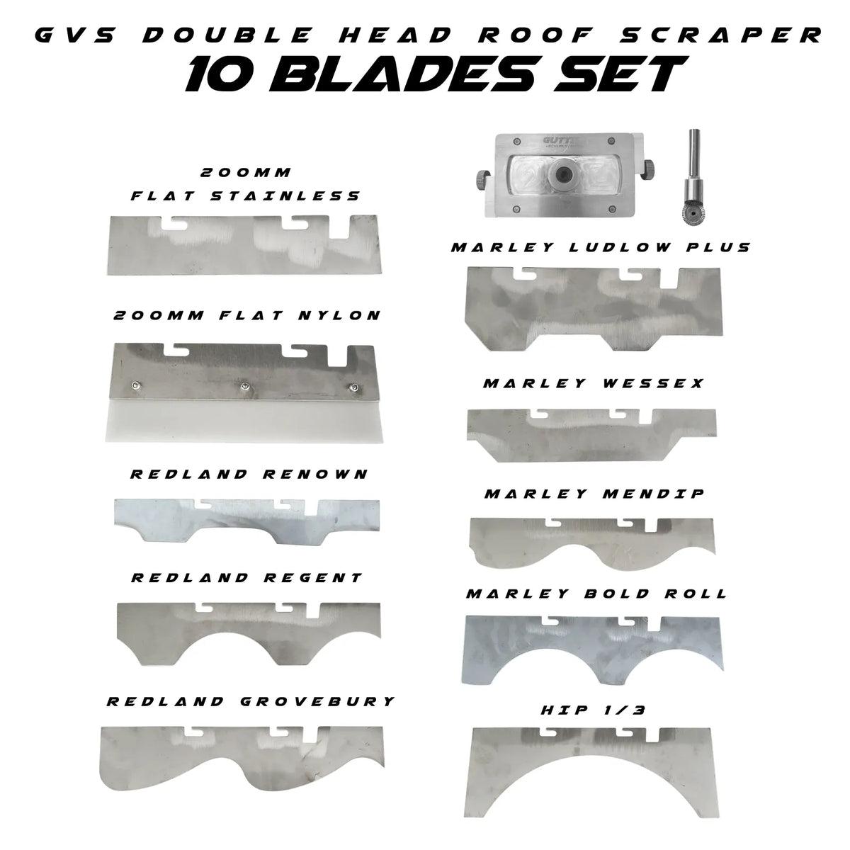 GVS Double Head 10 Blade Starter Set
