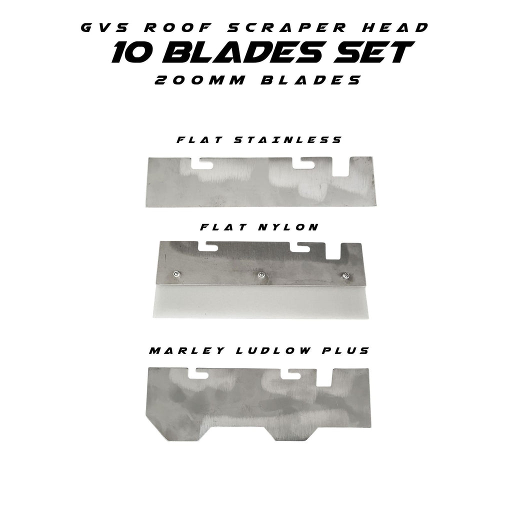 GVS Roof Scraper 10 Blade Starter Set - Included 200mm Blades