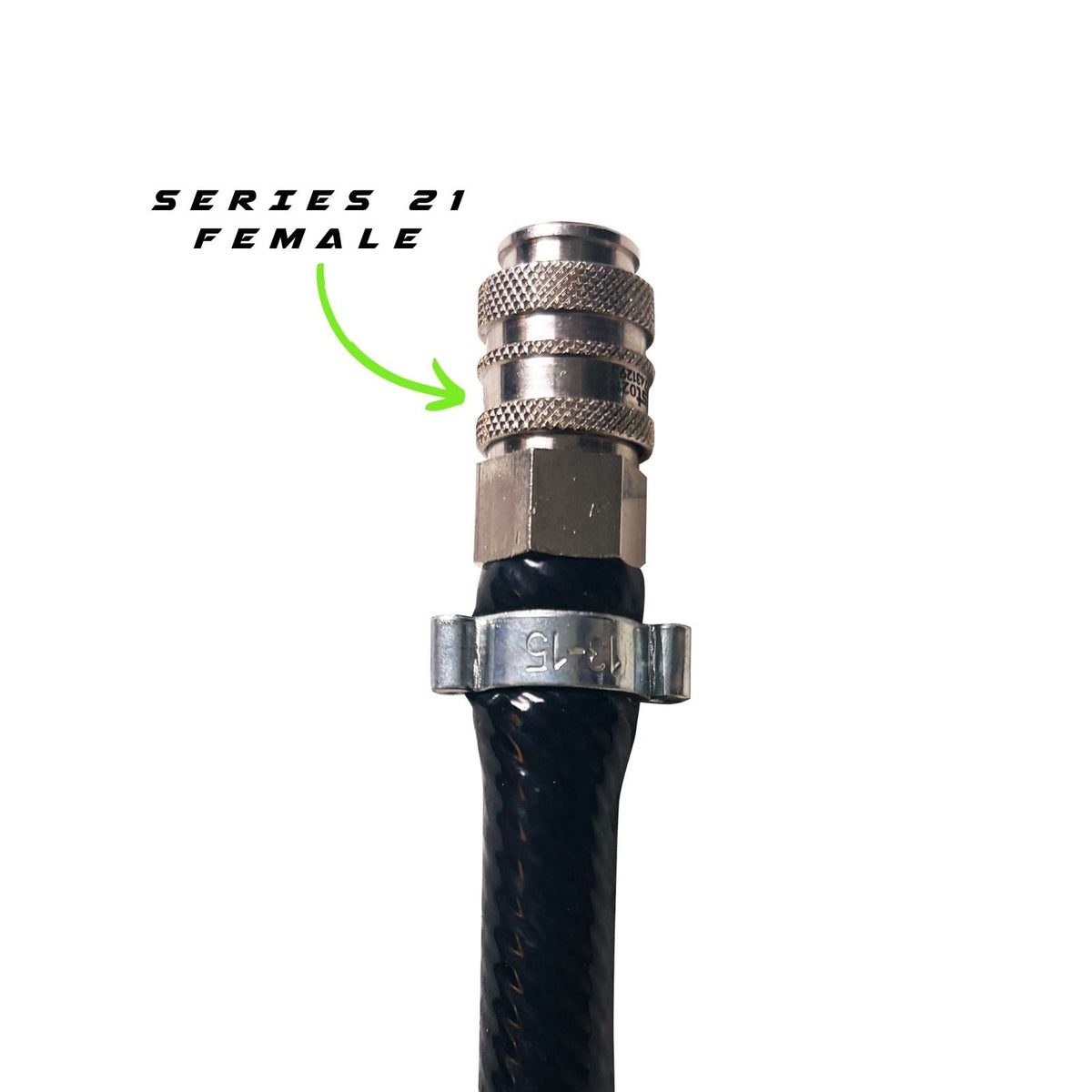 Choose hose fitting type for the GVS Backpack such as the Series 21 Female Fitting