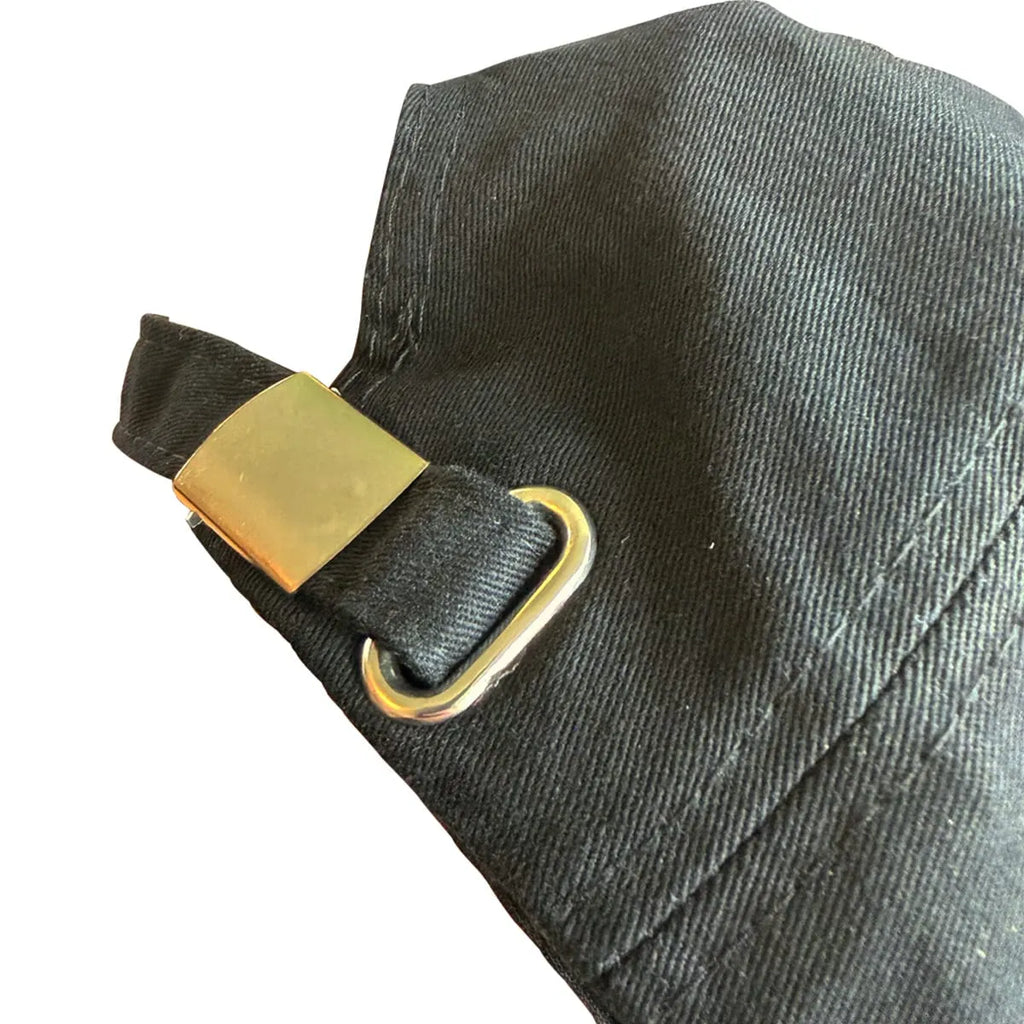 GVS Black Baseball Cap - Rear Strap