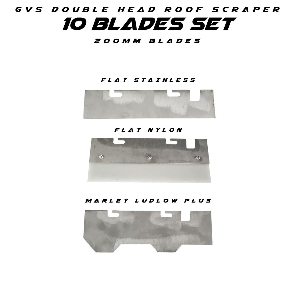 GVS Double Head 10 Blade Starter Set - Included 200mm Blades