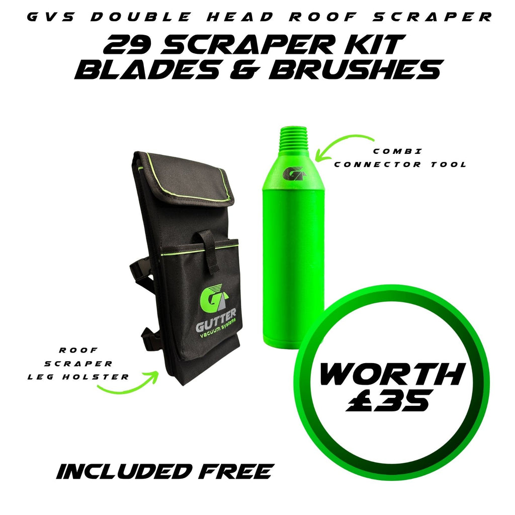 Combi Connector Tool & Roof Scraper Leg Holster - Included for Free in the GVS Double Head Roof Scraper Kit