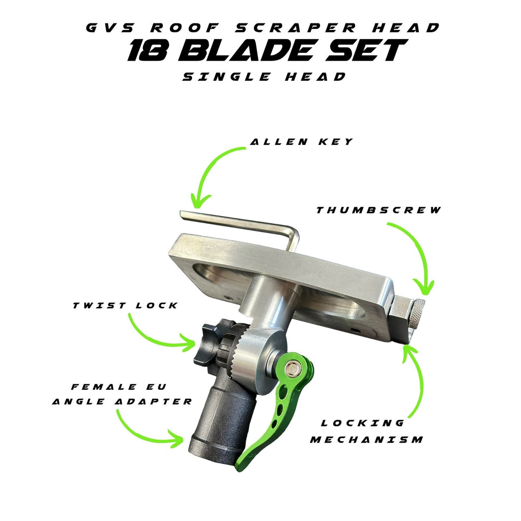 GVS Roof Scraper Single Head Specifications