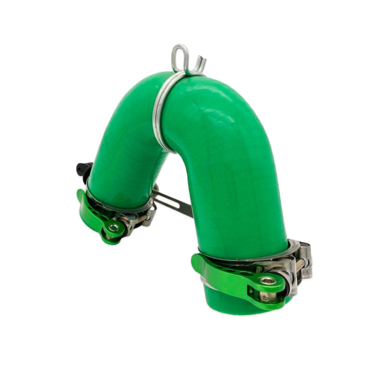 Silicone Flexi Neck with Adjustable Brace - showing clamps