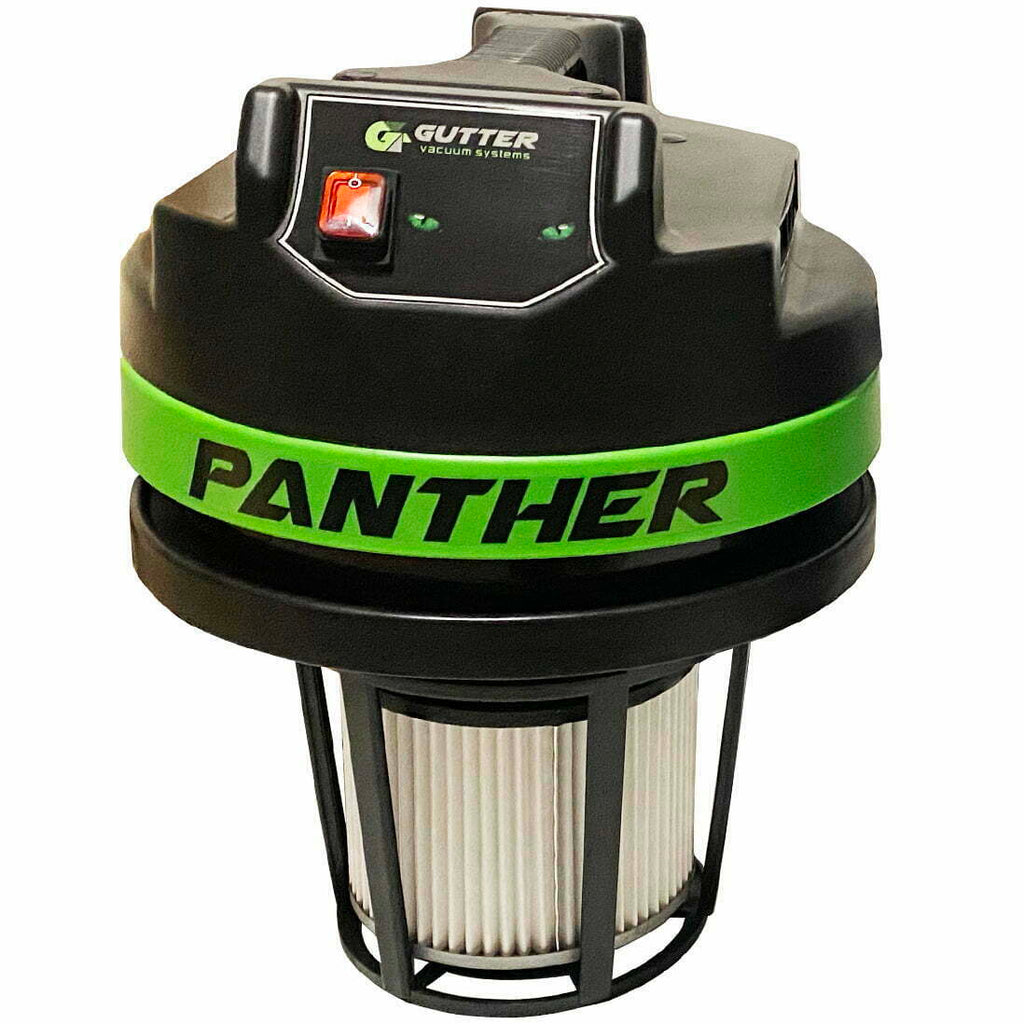 The HEPA cartridge filter, prevents fine particles from damaging the motor . Image of filter in situ.