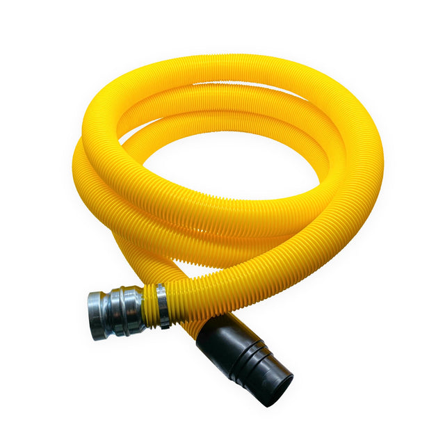 Hi-Vis gutter vacuum hose, available in lengths from 5 to 20 meters! Smoothbore lining prevents clogs, with cuffs for easy fitting.