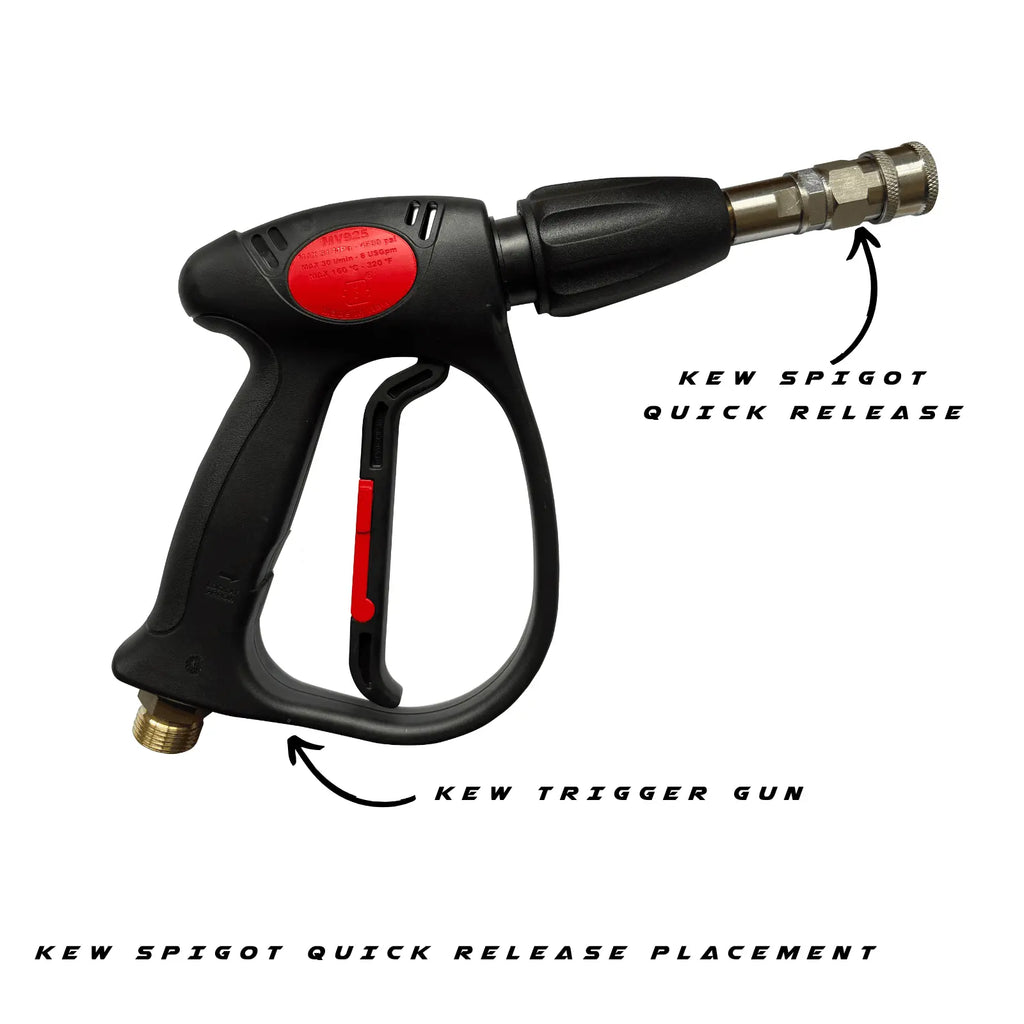 Kew Trigger Gun with Quick Release Couple with Kew Connector