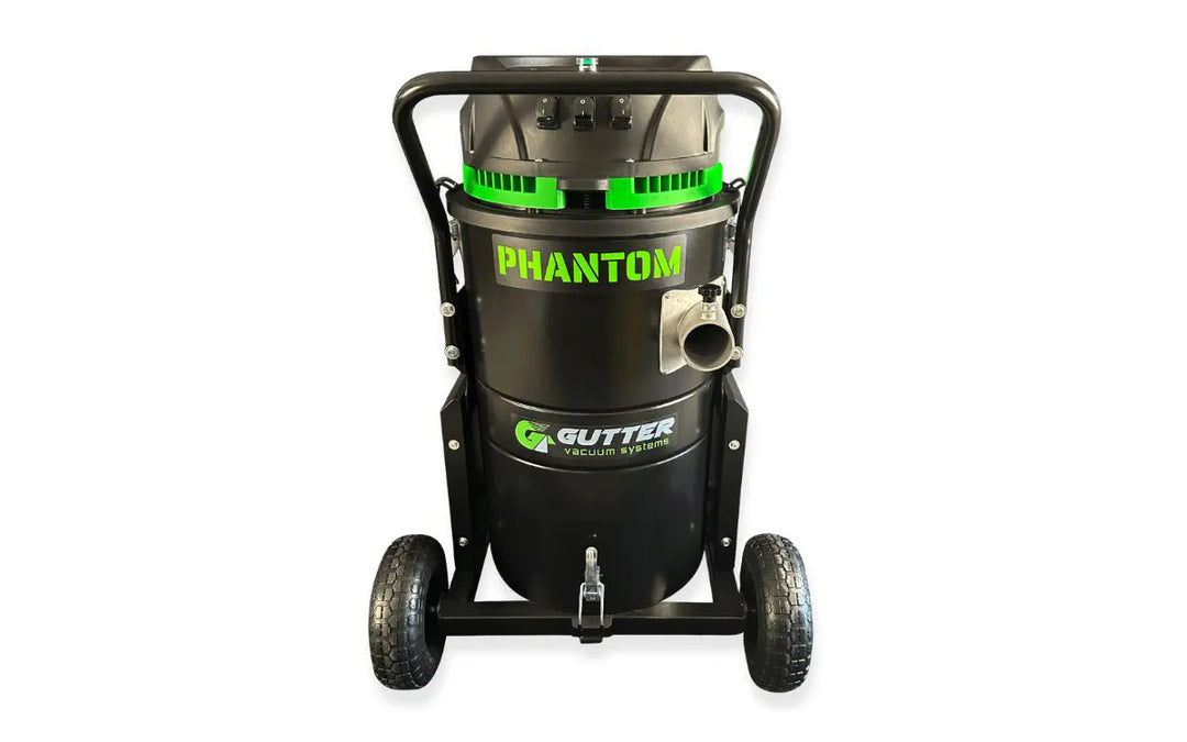 Phantom gutter vacuum system
