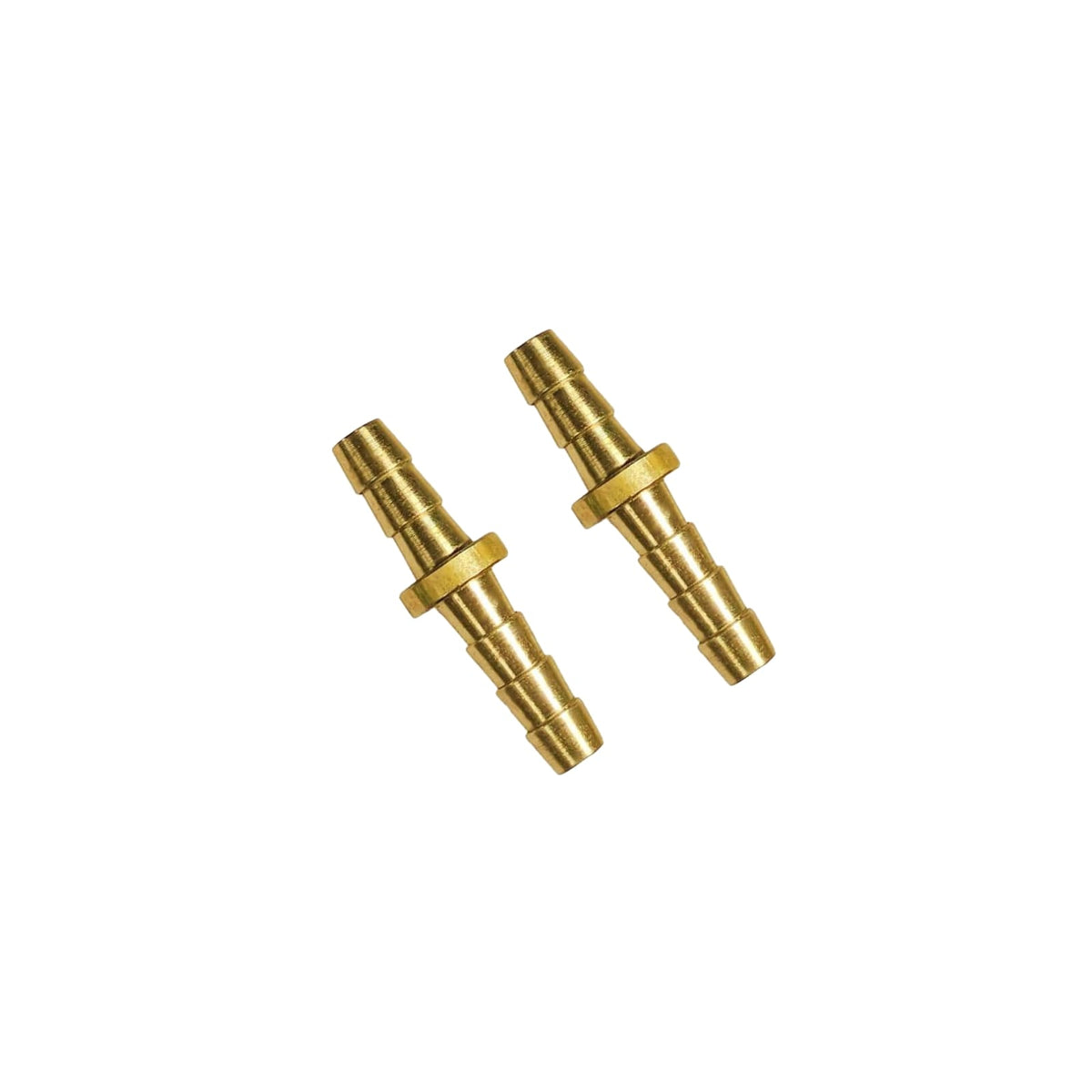Pair of Brass Fan Jets for window cleaning brushes.