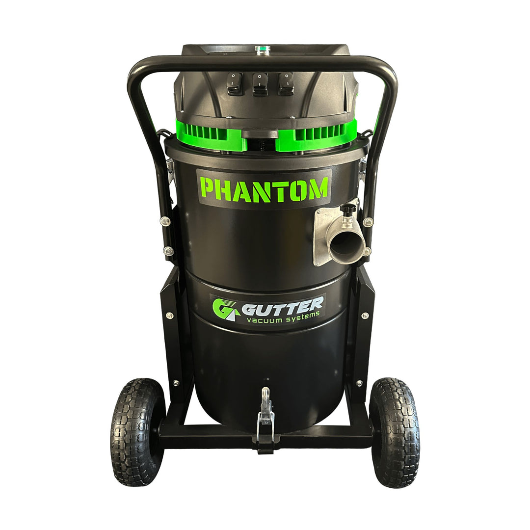 Phantom commercial gutter vacuum system