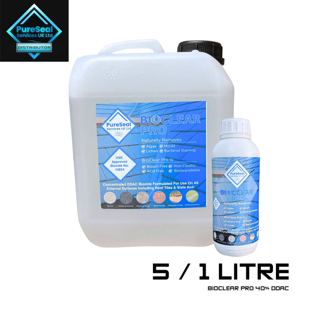 5 Litre and 1 Litre PureSeal BioClear Pro 40% DDAC