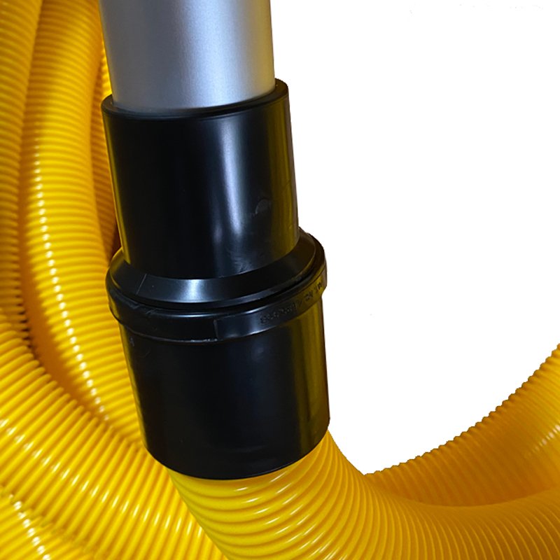 The rotating hose cuff fits our 51mm Hi-Vis hose which helps avoid the hose from kinking whilst moving around properties