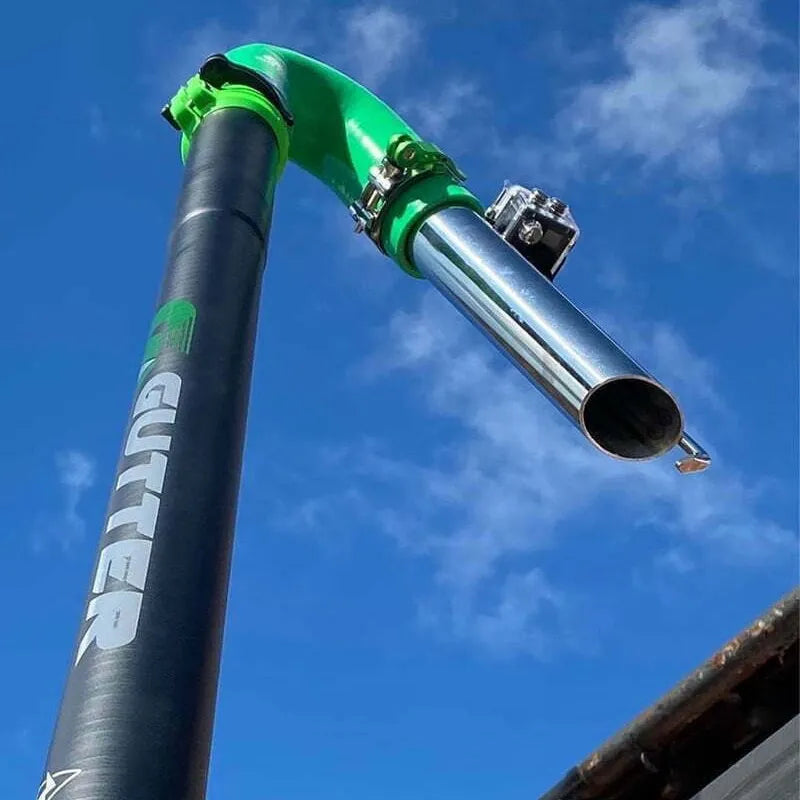 Silicone Flexi Neck with Clamped Carbon Fibre Pole and Nozzle