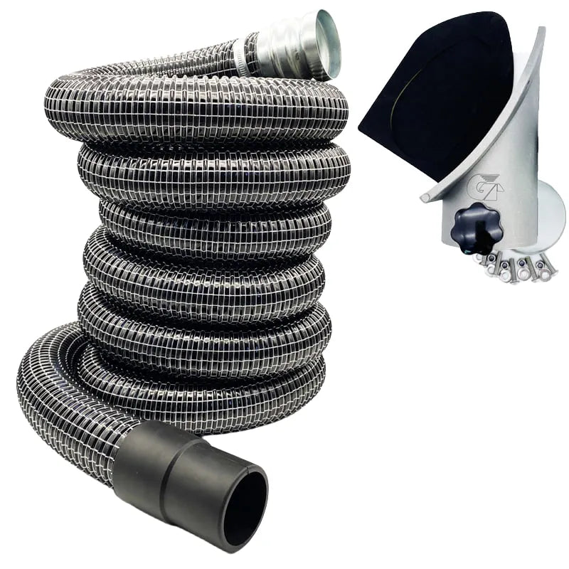 Small Diameter Drum - Complete 72mm Cyclonic Upgrade Kit with 51mm Wire Reinforced Hose