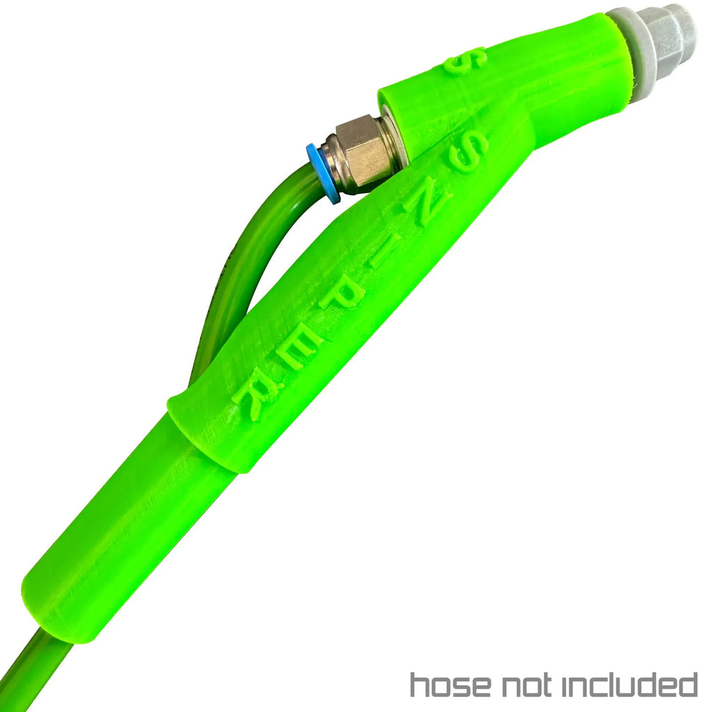 The Sniper Nozzle can be used for soft washing chemical application