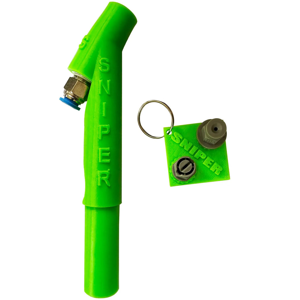 Sniper Softwashing Chemical Nozzle with keyring