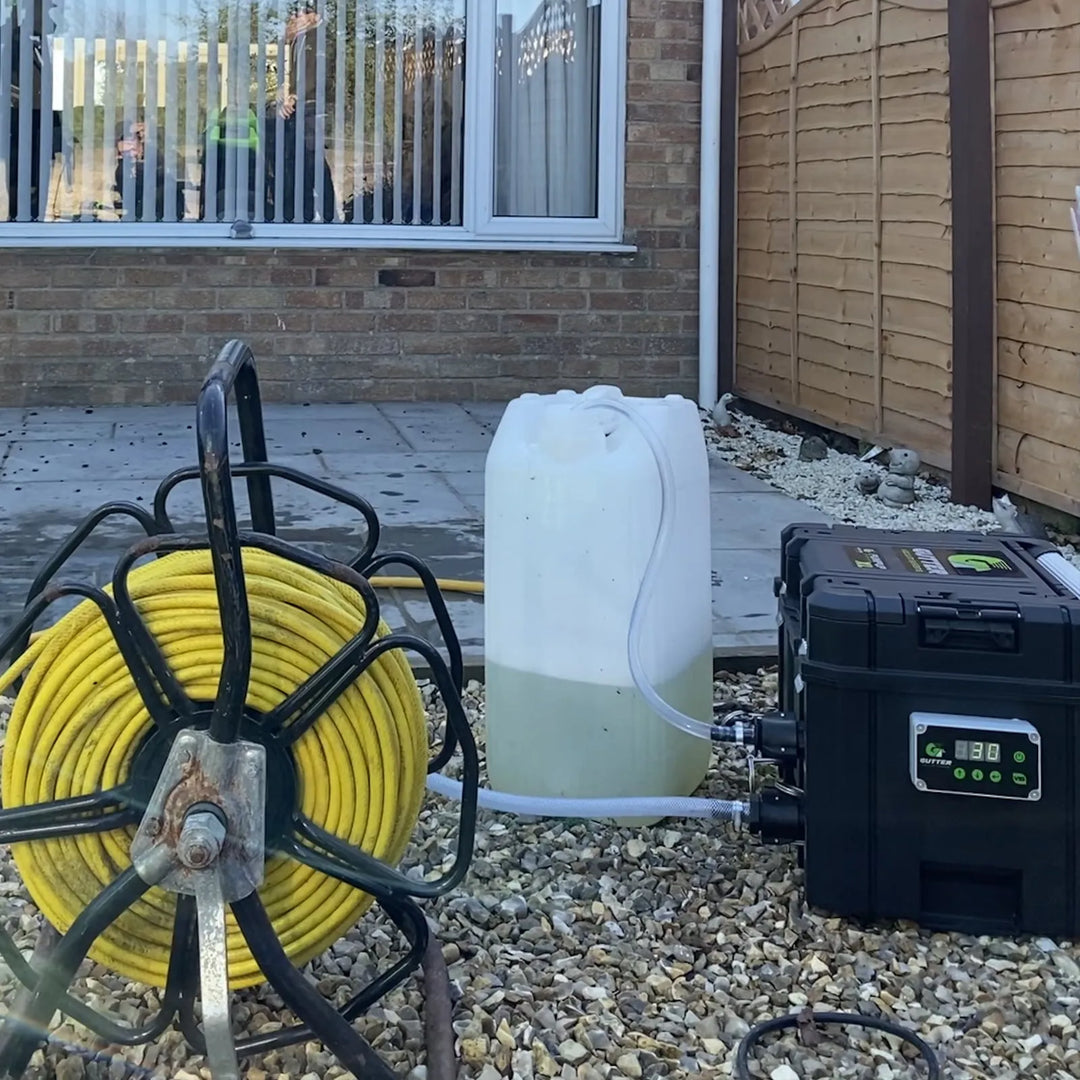Soft washing equipment for exterior cleaning expansion