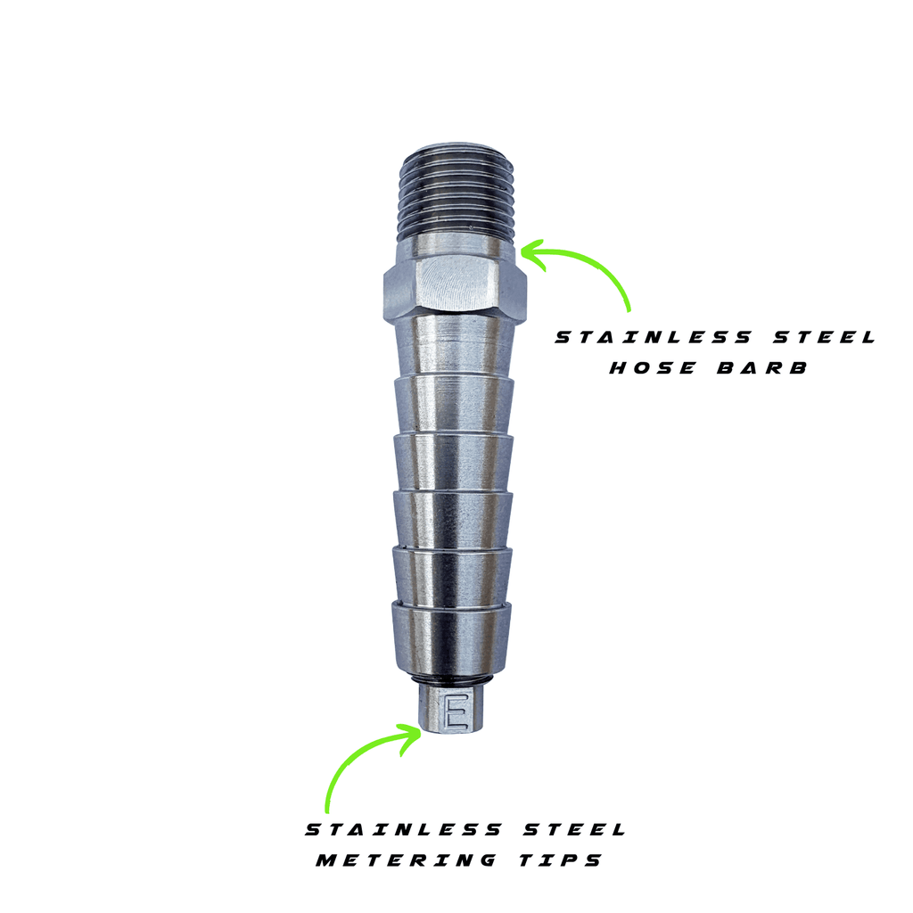 Stainless Steel Proportioner Barb Hosetail specifications