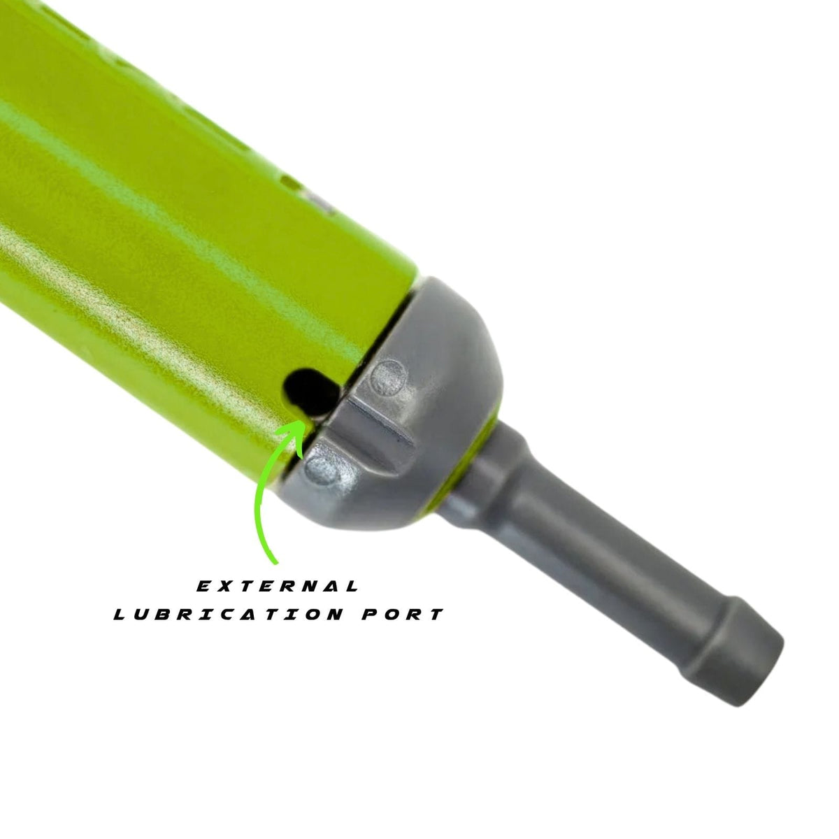 Uni-Valve Pro for Pure Water and Soft Washing - Showing the external lubrication port 