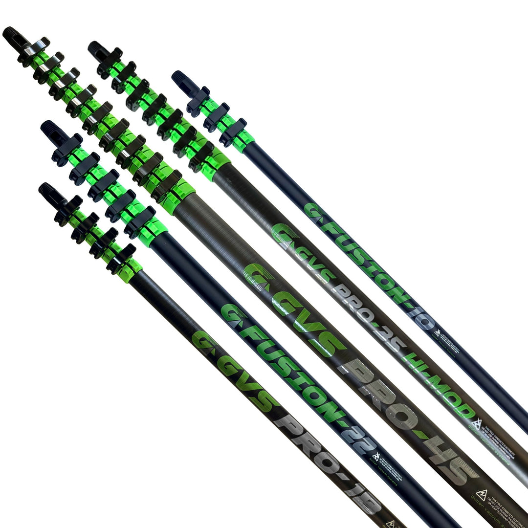 Window cleaning pole equipment for higher reach